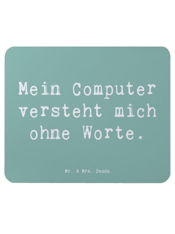 Mr. & Mrs. Panda Mauspad Spruch Verständnisvoller Softwareentwic... in Meeresbrise