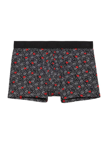 HOM Boxer Roses Love in black print