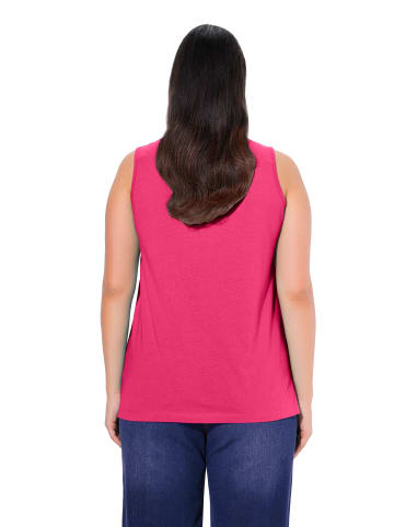 Ulla Popken Strick-Top in magentapink