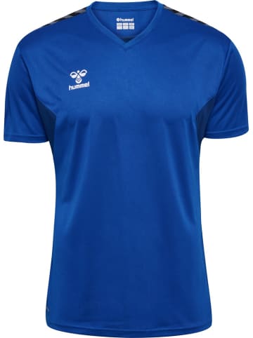 Hummel T-Shirt "Hmlauthentic Pl Jersey S/S" in Blau