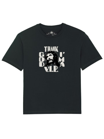 Vive Maria T-Shirt Thank God in schwarz
