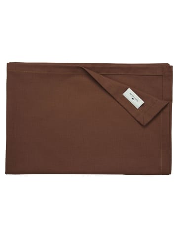 Tom Tailor Blickdichter Tischläufer DOVE in Dunkelbraun