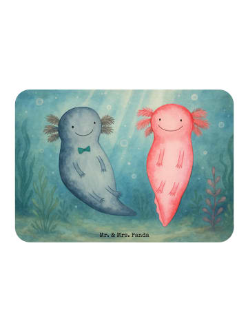 Mr. & Mrs. Panda Pinnwand Magnet Axolotl Liebe Design ohne Spruch in Weiß