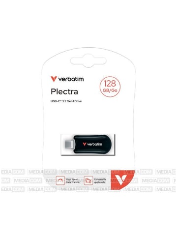 Verbatim Verbatim Plectra USB-Stick 128GB Schwarz