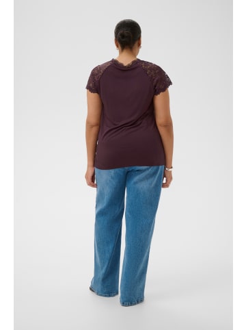 KAFFE curve T-Shirt kurzarm KCcarli Regular fit in Fudge