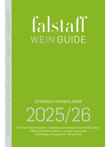 Falstaff Deutschland Buch - Falstaff Wein Guide 2025/26