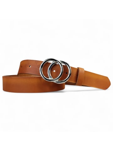 FRONHOFER Ledergürtel in Cognac