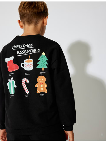 KOTON Sweatshirt in Schwarz