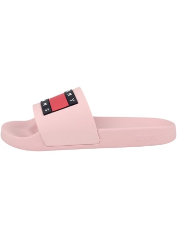 Tommy Hilfiger Badelatschen Tommy Jeans Flag Pool Slide Essentials in rosa