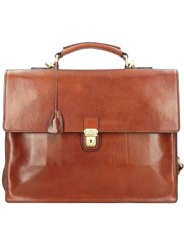 The Bridge Story Uomo Aktentasche Leder 40 cm Laptopfach in marrone