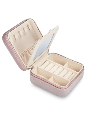 Glanzstücke München Reisetäschchen aus Samt in rosa