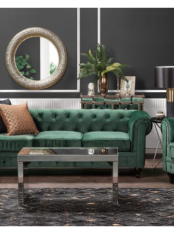 Beliani Kurzflor DEVELI in Schwarz/Gold - (W) 140 x (H) 1 x (L) 200 cm