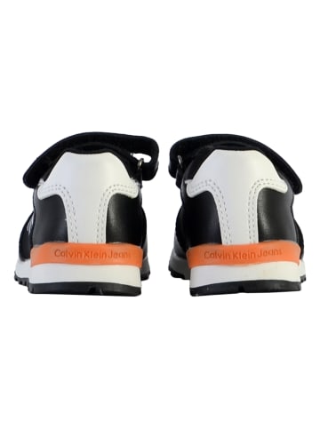 Calvin Klein Kinder-Sneaker von Scratch Jeans – Low-Cut-Modell mit Schnürung Schwarz