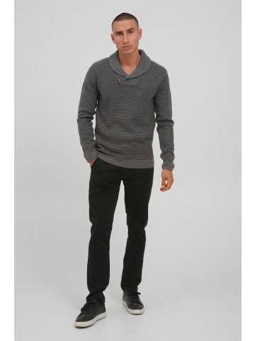 INDICODE Strickpullover IDCopent 35451MM Strickpulli aus Grobstrick in Grau