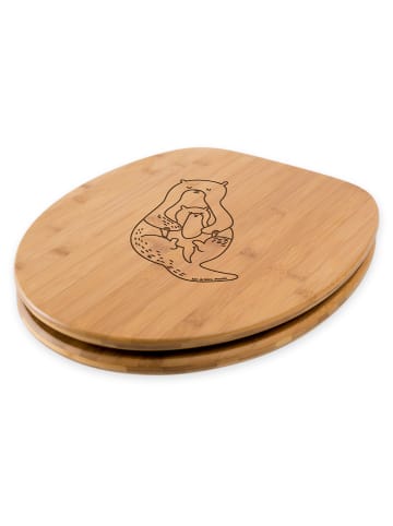 Mr. & Mrs. Panda Toilettenbrille Otter Kind ohne Spruch in Transparent