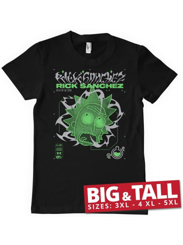 Rick and Morty T-Shirt "Rick Sanchez Lab Big & Tall T-Shirt" in Schwarz