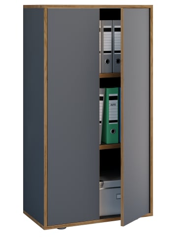 VCM  Büroschrank Aktenschrank Sideboard Salia 3fach in Anthrazit