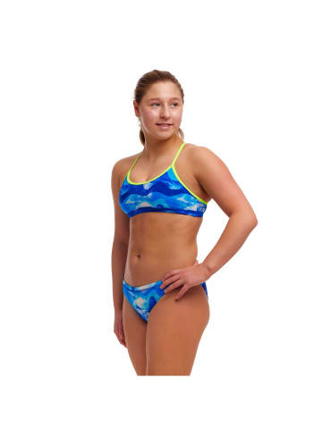 Funkita Dive In Bikini chlorresistent in blau