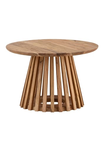 FineBuy Couchtisch in Braun / Akazie / 60x60x40