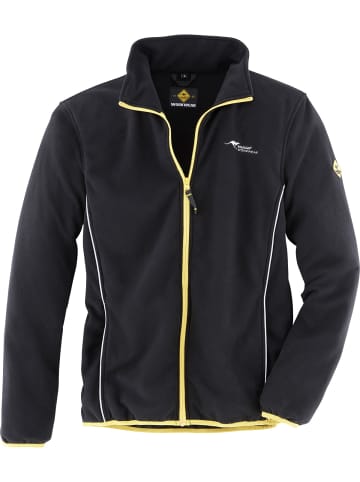 Roadsign Fleecejacke in schwarz/gelb