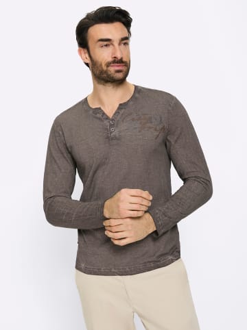 WITT WEIDEN Langarm-Shirt in dunkeltaupe