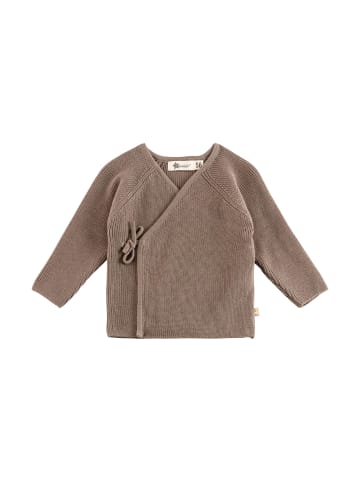 Sterntaler Strickjacke Struktur in braun