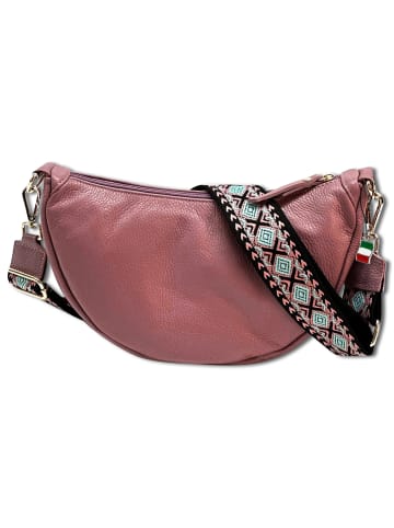 Florence Florence Umhängetasche, Citytasche Leder rosa ca. 33cm