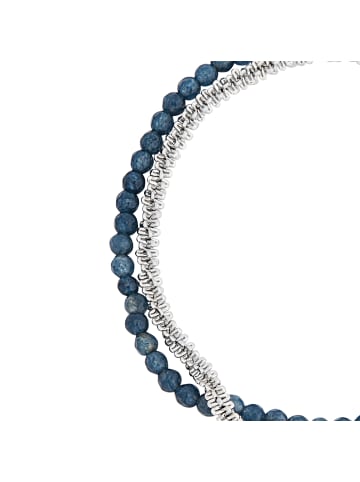 Breil Armband magnetica system silber blau