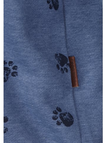 naketano Sweatshirt Krokettenhorst 20 Blue Melange Dog Print