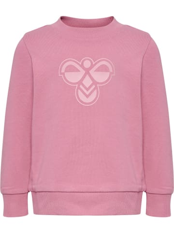 Hummel Kinder Trainingsanzug "Mini Jersey Crewsuit Bee" in Rosa