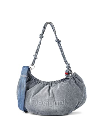 Desigual Half Schultertasche 40 cm in blue