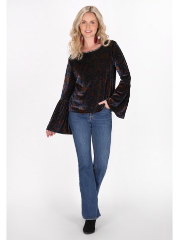 usha FESTIVAL Women Blouse in blue multicolor