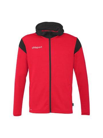 uhlsport  Kapuzenjacke Squad 27 Track Hood in rot/schwarz