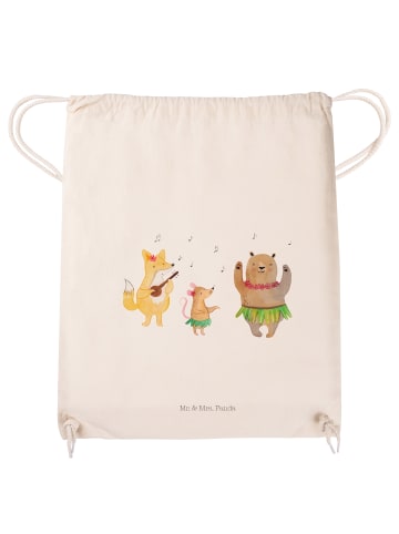 Mr. & Mrs. Panda Gymtasche Waldtiere Aloha ohne Spruch in Creme