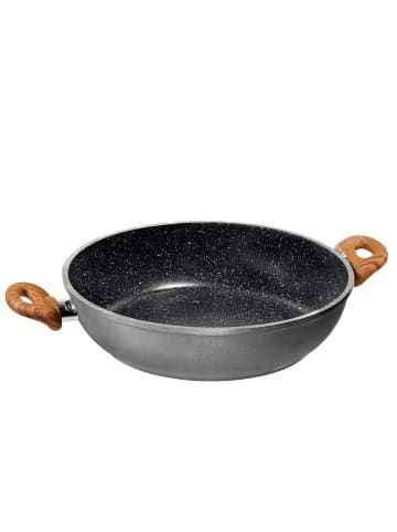 Stoneline Servierpfanne in 28 cm | Braun (Griff)