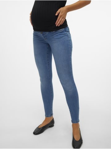 Vero Moda Umstandsjeans mit Skinny Fit in Medium Blue Denim
