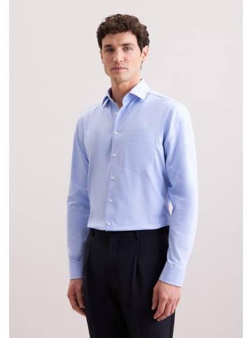 Seidensticker Performance-Hemd Regular in Mittelblau