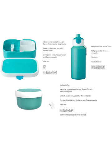 Mepal 3er Set Lunchset Campus in pink