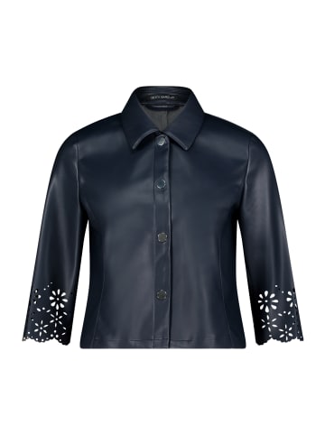 Betty Barclay Blazer-Jacke mit Reißverschluss in dunkelblau