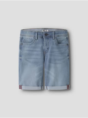 name it Shorts in Light Blue Denim