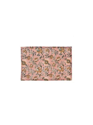 Home&Styling Collection Baumwollunterlage mit Blumenmuster in Rosa, 45 x 30 cm