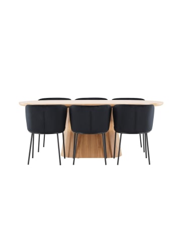 ebuy24 Essgruppe Stjärnö (7-teilig) Natur 90 x 200 cm