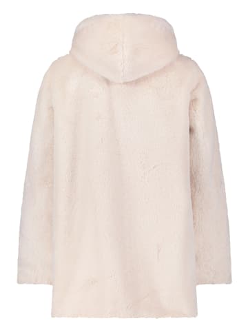 Betty Barclay Plüschjacke mit Kapuze in beige