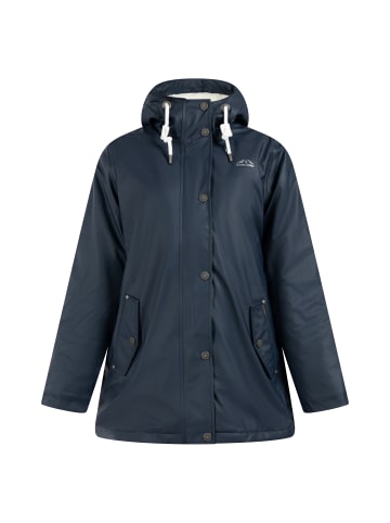 ICEBOUND Regenjacke Mit Teddyfutter in Marine