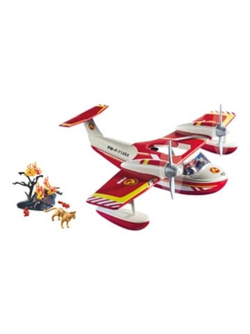 Playmobil 71463 Feuerwehrflugzeug mit Löschfunktion in Mehrfarbig