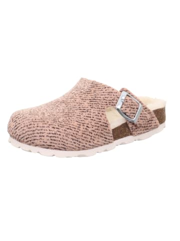 superfit Tieffußbett Pantolette FUSSBETTPANTOFFEL in Braun/Mehrfarbig