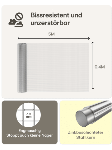 Prowiste Drahtgitter Feinmaschig – Rostfreies Maschendraht & Wühlmausgitter