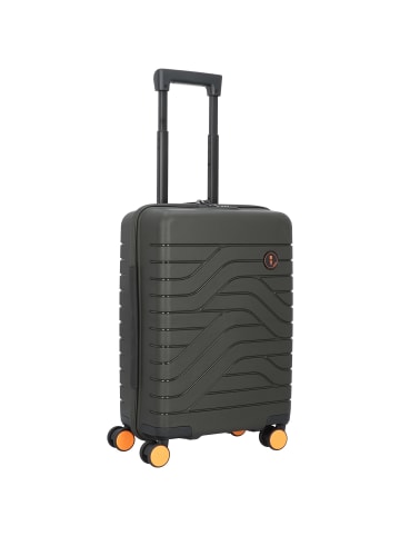 BRIC`s BY Ulisse 4-Rollen Kabinentrolley 55 cm in olivgruen