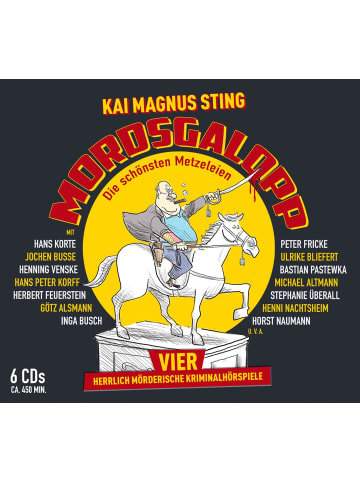 Random House Audio CD - MORDSGALOPP - Vier herrlich mörderische Krimi-Hörspiele