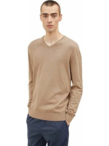 Tom Tailor V-Pullover für Herren in braun